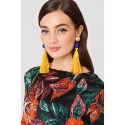 Kolczyki damskie: MANGO Kolczyki z chwostami – Yellow