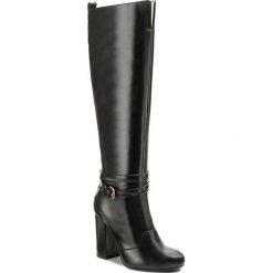 Kozaki TWINSET - Stivale CA7PME Nero 00006. Czarne buty zimowe damskie Twinset, ze skóry. W wyprzedaży za 899,00 zł.