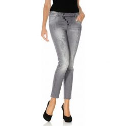 Dżinsy - Skinny fit - w kolorze szarym. Szare jeansy damskie Heine. W wyprzedaży za 87,95 zł.