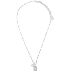 Naszyjnik FURLA - New Crystal 1054156 J CQ67 K21 Silver. Szare naszyjniki męskie Furla, metalowe. Za 429,00 zł.