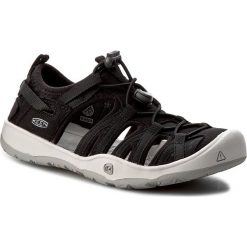 Sandały KEEN - Moxie Sandal 1016691 Black/Vapor. Czarne sandały męskie Keen, z materiału, bez zapięcia. Za 229,95 zł.