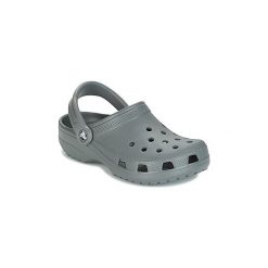 Chodaki Crocs CLASSIC. Szare klapki damskie Crocs, bez wzorów, bez obcasa. Za 126,70 zł.
