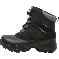 Columbia ROPE TOW III WATERPROOF Śniegowce black/dark compass. Czarne kozaki dziewczęce Columbia, z gumy. W wyprzedaży za 224,25 zł.