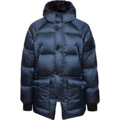Kurtka puchowa Emporio Armani 6G1L78 1NPHZ 0930. Niebieskie kurtki męskie Emporio Armani, m, bez wzorów, z puchu, bez kaptura. W wyprzedaży za 1229,00 zł.