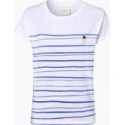 ARMEDANGELS - T-shirt damski – Nelaa Woman At The Sea, niebieski. Niebieskie t-shirty damskie marki ARMEDANGELS, s, z nadrukiem, z dżerseju, bez kołnierzyka. Za 129,95 zł.