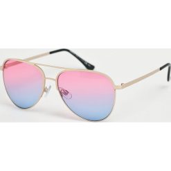 Medicine - Okulary Basic. Żółte okulary przeciwsłoneczne damskie marki MEDICINE. Za 39,90 zł.