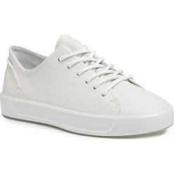Sneakersy ECCO - Soft 8 W 45084301152 Shadow White. Białe półbuty damskie ecco, ze skóry. Za 599,00 zł.