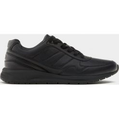 Buty męskie: Czarne buty sportowe w stylu retro