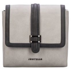 Justbag Torebka Damska Szara. Szare torebki klasyczne damskie Justbag, bez wzorów, bez dodatków. W wyprzedaży za 140,00 zł.