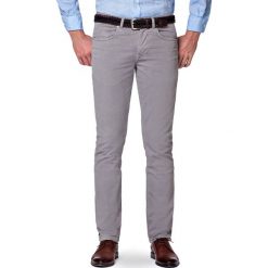 Spodnie Szare Femes. Szare spodnie męskie LANCERTO, na co dzień, na lato, s, z haftami, z elastanu, eleganckie. W wyprzedaży za 199,90 zł.