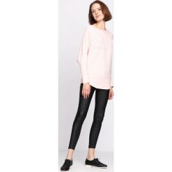 Różowy Sweter Silent Joy. Czerwone swetry klasyczne damskie marki Born2be, l, z dzianiny, z dekoltem w łódkę. Za 59,99 zł.