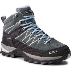 Trekkingi CMP - Rigel Mid Wmn Trekking Shoes Wp 3Q12946 Graffite/Azzurro 77BD. Czarne buty trekkingowe damskie CMP. Za 399,99 zł.