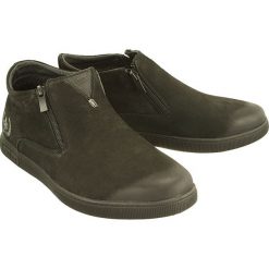 RIEKER F9961-00 black, botki męskie. Czarne botki męskie Rieker, na zamek. W wyprzedaży za 237,90 zł.