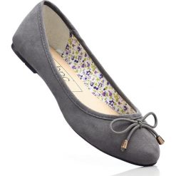 Baleriny damskie: Baleriny bonprix jasnoszary