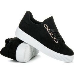 Trampki damskie slip on: Trampki Valencia czarne