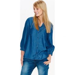 KOSZULA DENIMOWA DAMSKA. Niebieskie koszule damskie marki Top Secret, na lato. Za 49,99 zł.