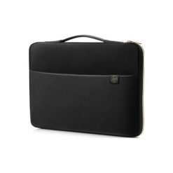 Torba na laptopa HP Carry Sleeve 15.6 cali Czarno-złoty. Żółte torby na laptopa HP, bez wzorów, z materiału. Za 99,00 zł.