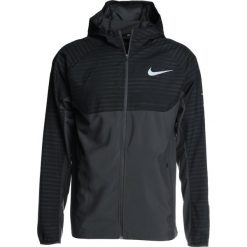 Kurtki do biegania męskie: Nike Performance ESSENTIAL HOODED Kurtka do biegania anthracite/reflective silver