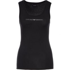 Top Emporio Armani Underwear 163319 CC317 00020. Czarne bluzki damskie Emporio Armani Underwear, m, bez wzorów, z elastanu, polo. W wyprzedaży za 129,00 zł.