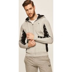 Lacoste - Bluza. Szare bluzy męskie Lacoste, xl, z aplikacjami, z bawełny, bez kołnierzyka, bez rękawów, bez kaptura. Za 519,90 zł.