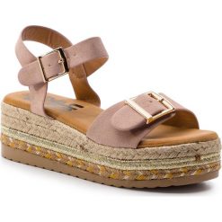 Espadryle REFRESH - 69732 Nude. Różowe espadryle damskie marki Refresh, bez wzorów, ze skóry ekologicznej, bez obcasa. Za 199,00 zł.