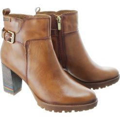 PIKOLINOS W7M-8616 Conenlly brandy, botki damskie. Brązowe botki damskie Pikolinos, ze skóry, bez obcasa, na obcasie, na zamek. Za 646,90 zł.