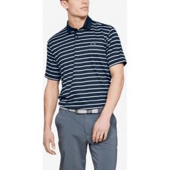 Under Armour Performance Polo Koszulka Niebieski. Niebieskie podkoszulki męskie Under Armour, xl, w paski, z elastanu, polo, bez rękawów. Za 274,95 zł.