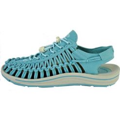 KEEN Sandały damskie Uneek Aqua morze / Pastel Turquoise (rozmiar 37). Sandały damskie Keen, bez wzorów, bez obcasa, bez zapięcia. W wyprzedaży za 348,00 zł.