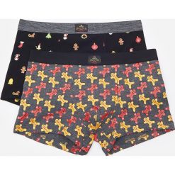 2 pack bokserek ze świątecznym motywem - Wielobarwny. Bokserki męskie House. W wyprzedaży za 19,99 zł.