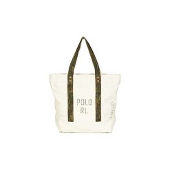 Torby shopper Polo Ralph Lauren LG PP TOTE. Białe torby na zakupy damskie marki Polo Ralph Lauren. Za 454,30 zł.
