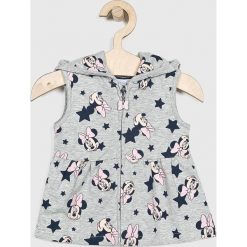 Blukids - Sukienka dziecięca Disney Minnie Mouse 74-98 cm. Szare sukienki dziewczęce Blukids, z motywem z bajki, z elastanu, casualowe, bez rękawów, mini, rozkloszowane. W wyprzedaży za 39,90 zł.