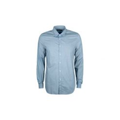 Koszule z długim rękawem Guess 62H405-4115Z. Niebieskie koszule męskie Guess, m, z aplikacjami, bez kołnierzyka, z długim rękawem. Za 159,00 zł.