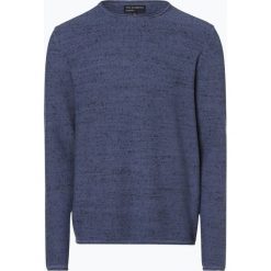 Nils Sundström - Sweter męski, niebieski. Niebieskie swetry klasyczne męskie Nils Sundström, l, z bawełny. Za 179,95 zł.