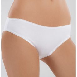 Figi klasyczne Tess. Brązowe majtki damskie marki Babell, s, bez wzorów, z materiału. Za 9,09 zł.