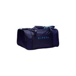 Torba sportowa Kipocket 60 Litrów. Niebieskie torby męskie sportowe KIPSTA, bez wzorów, z poliesteru, sportowe. Za 49,99 zł.