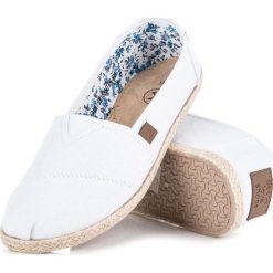 Tenisówki damskie: Espadryle slip on ALVERA białe