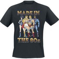 Masters Of The Universe He-Man - Made In The 80s T-Shirt czarny. Czarne t-shirty męskie Masters Of The Universe, s, z nadrukiem, klasyczne, z okrągłym kołnierzem. Za 74,90 zł.