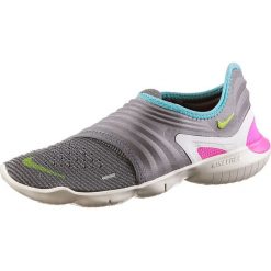 Buty "Free RN Flyknit 3.0" w kolorze szarym do biegania. Szare buty sportowe damskie do biegania. W wyprzedaży za 279,95 zł.