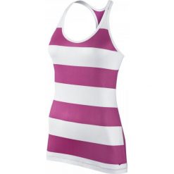 Bluzki, topy, tuniki: Nike Koszulka Get Fit Rugby Stripe Tank biała r. XS (648557-612)