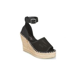 Sandały Superdry ANNA WEDGE ESPADRILLE. Czarne sandały damskie Superdry. Za 175,20 zł.