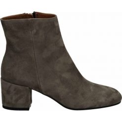 Botki - 0401 CAM TOP. Szare botki damskie skórzane Venezia. Za 299,00 zł.