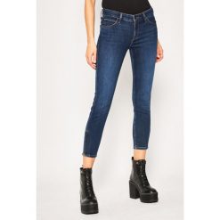 Jeansy Skinny Fit Lee Scarlett Cropped L30CMOHW. Niebieskie jeansy damskie Lee, l, bez wzorów, z elastanu. W wyprzedaży za 259,00 zł.