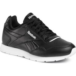 Buty Reebok - Glide FW3016 Black. Czarne półbuty damskie Reebok, na co dzień, bez wzorów, ze skóry ekologicznej, bez obcasa, na płaskiej podeszwie, bez zapięcia. Za 249,99 zł.