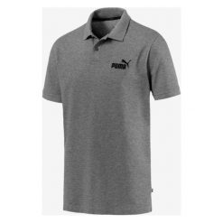 Puma Essentials Pique Polo Koszulka Szary. Szare podkoszulki męskie Puma, s, z haftami, z elastanu, polo, bez rękawów. Za 137,95 zł.