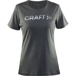 Craft CRAFT Prime Logo Tee -1904342-1975 - Koszulka damska r. M szara. Czarne t-shirty damskie marki Craft, m. Za 64,95 zł.