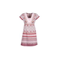 Sukienki krótkie Smash SAVANNA. Różowe sukienki damskie marki Smash, s, bez wzorów, bez kołnierzyka, z krótkim rękawem, krótkie, mini. Za 259,00 zł.