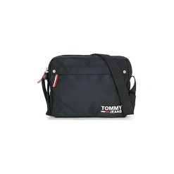 Teczki Tommy Jeans TJM COOL CITY E/W CROSSBODY. Czarne aktówki męskie Tommy Jeans, bez wzorów, z jeansu, bez dodatków. Za 177,91 zł.