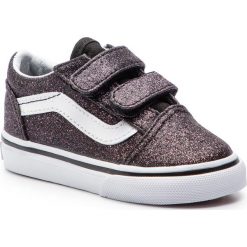 Tenisówki VANS - Old Skool V VN0A344KVIQ1 (Glitter Stars) Black/Tru. Fioletowe trampki dziewczęce marki Vans, bez wzorów, z gumy, na rzepy. Za 199,00 zł.