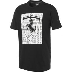 Puma Big Shield Koszulka Czarny. Czarne podkoszulki męskie Puma, m, z nadrukiem, z bawełny, z krótkim rękawem. Za 206,95 zł.