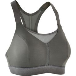 Stanik Do Biegania Comfort Khaki. Brązowe biustonosze sportowe damskie KALENJI, l, bez wzorów, z elastanu, do biegania. Za 69,99 zł.